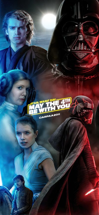 Fond d'écran iPhone Stars Way Day May Be The 4th With You