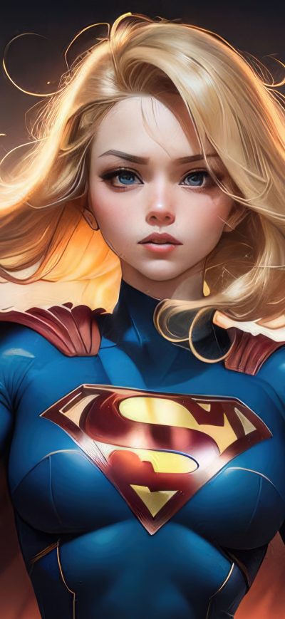Fond d'écran iPhone Inferno Supergirl