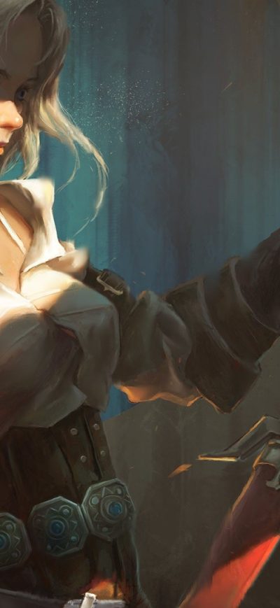 Fond d'écran iPhone The Witcher 3 Wild Hunt Ciri Fantasy Girl