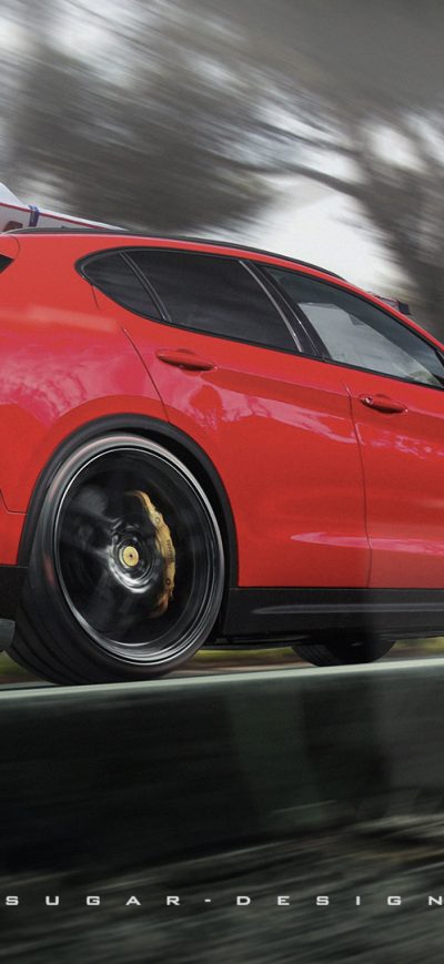 Fond d'écran iPhone Ferrari Suv Concept 2019