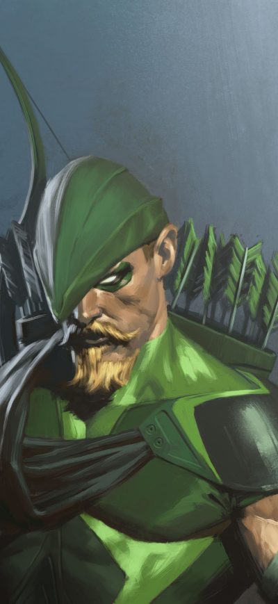 Fond d'écran iPhone Green Arrow Injustice 2 Art 4k