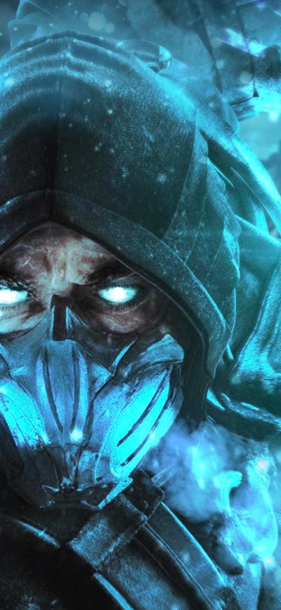 Fond d'écran iPhone Mortal Kombat Sub Zero Fan Art