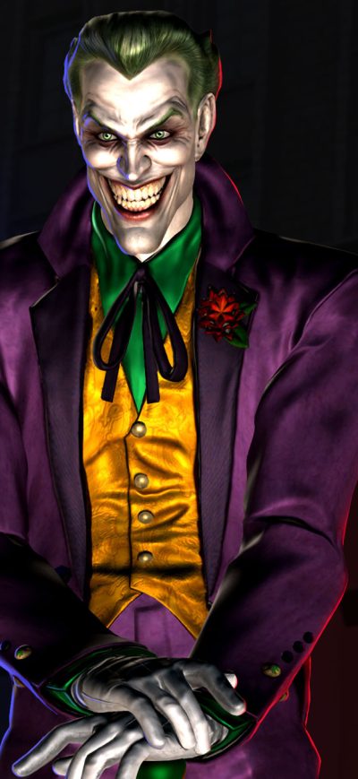 Fond d'écran Joker Smiling Art sur iPhone