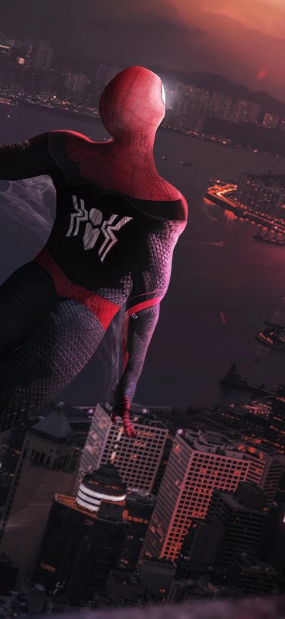 Fond d'écran iPhone Spiderman Far Away 4k