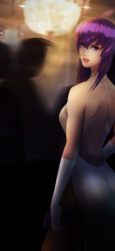 Fond d'écran iPhone Ghost In The Shell Anime Girl Art 8k