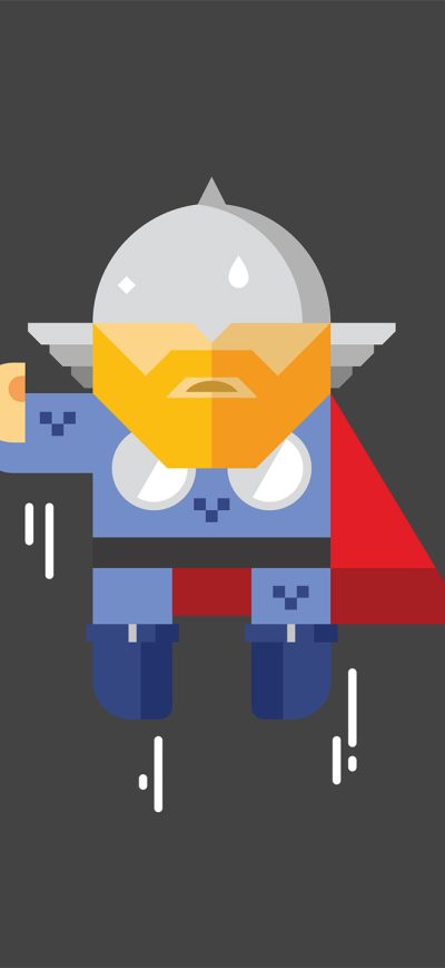 Fond d'écran iPhone Thor Minimalism 2017