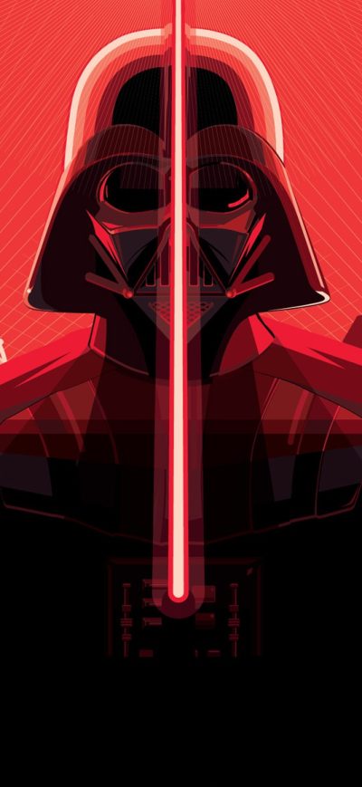 Fond d'écran iPhone Darth Vader With Lightsaber Stormtrooper