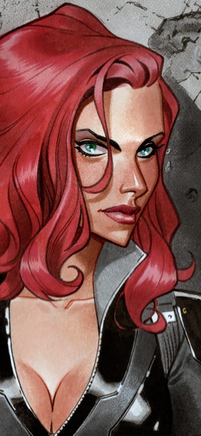 Fond d'écran iPhone Black Widow 4k New Art