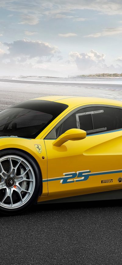 Fond d'écran iPhone Ferrari 488 Challenge 2017