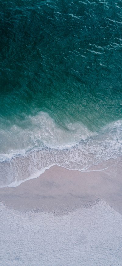 Fond d'écran iPhone Seashore Top View Beach 4k