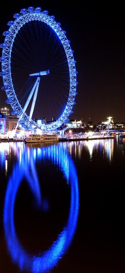 Fond d'écran iPhone London Eye River Thames