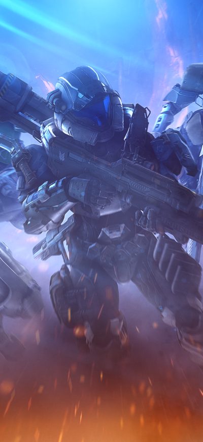 Fond d'écran iPhone Halo Spartan Fireteam Flare 4k