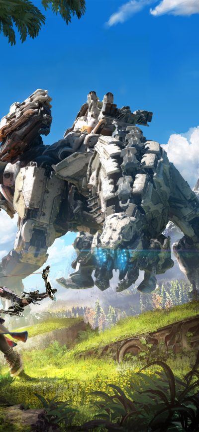 Fond d'écran iPhone Horizon Zero Dawn Cover Art
