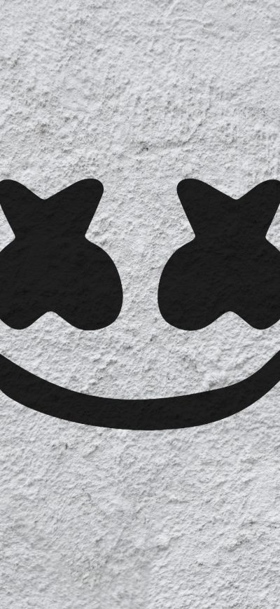 Fond d'écran iPhone Marshmello Logo 4k