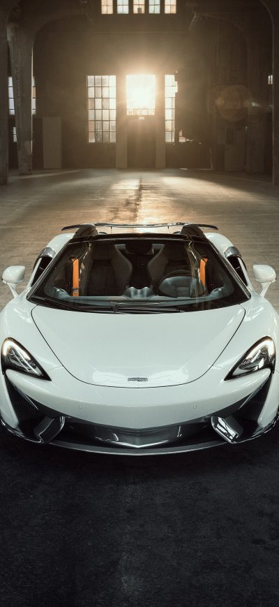 Fond d'écran iPhone Novitec McLaren 570S Spider 2018 Front
