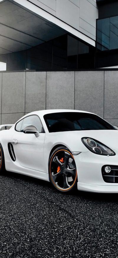 Fond d'écran iPhone Techart Porsche Cayman 2016