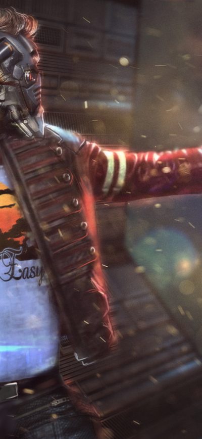 Fond d'écran iPhone Star Lord 5k Artworks