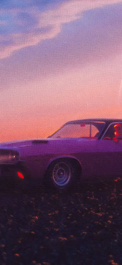 Fond d'écran iPhone Classic Car Outrun