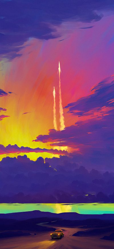 Fond d'écran iPhone Twilight Colours Of World 4k