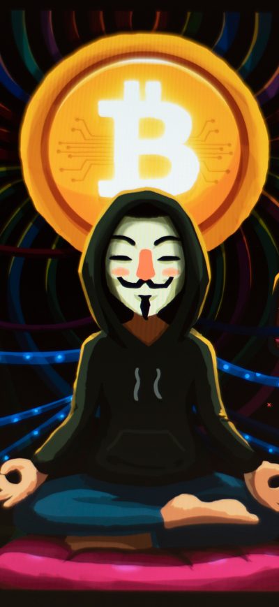 Fond d'écran iPhone Bitcoin Monk