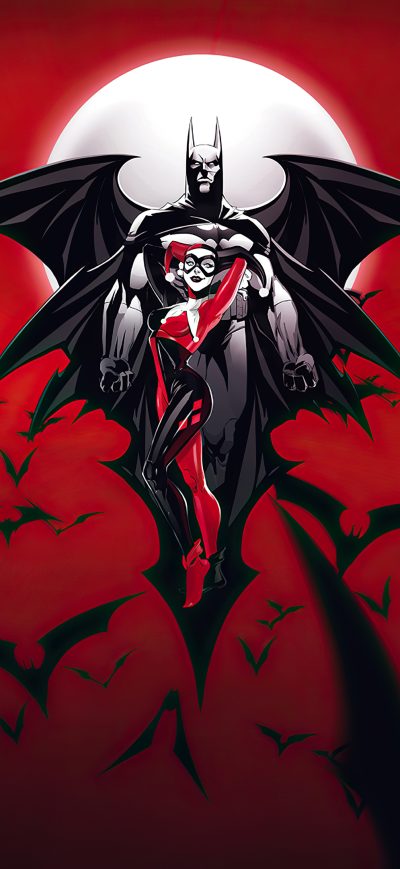 Fond d'écran iPhone Batman Harley Quinn Devil 4k