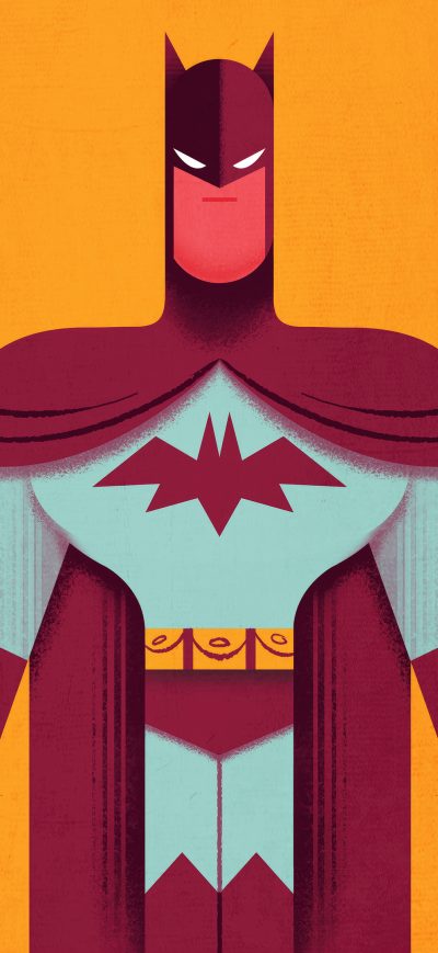 Fond d'écran iPhone Batman Minimal Abstract 4k