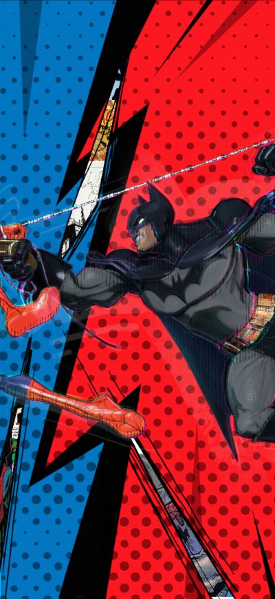 Fond d'écran iPhone Batman Into The Spider Verse