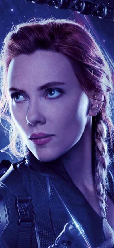 Fond d'écran iPhone Black Widow Avengers End Game 8k