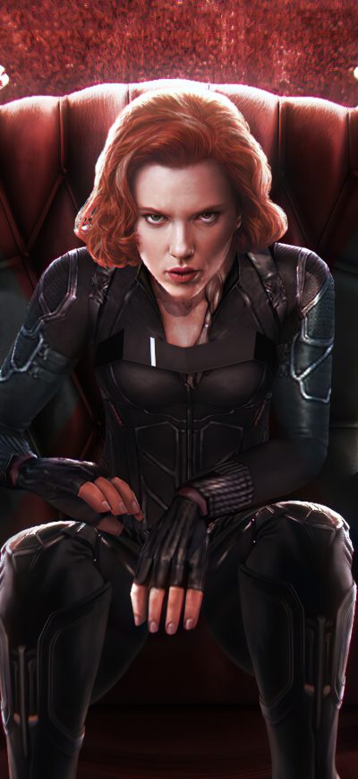 Fond d'écran iPhone Black Widow 2020 Artwork 4k