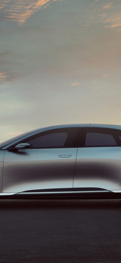 Fond d'écran iPhone Lucid Air Concept Side View 4k