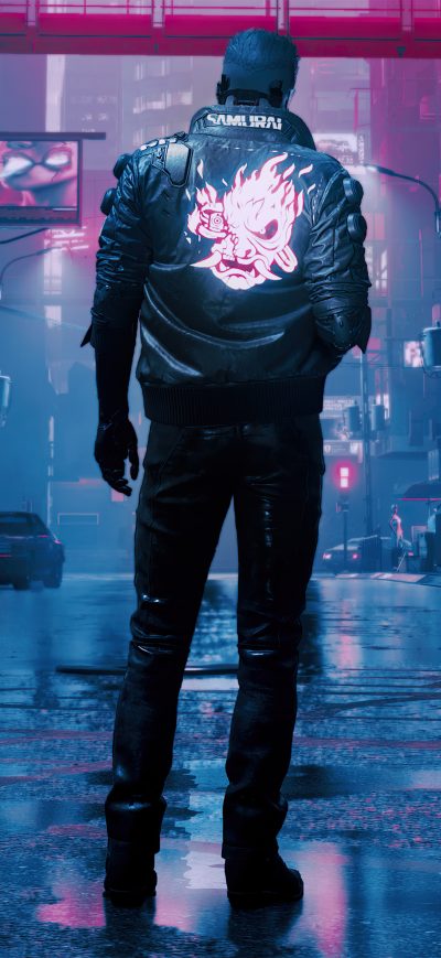 Fond d'écran iPhone Nightcall Cyberpunk 2077 Samurai 4k