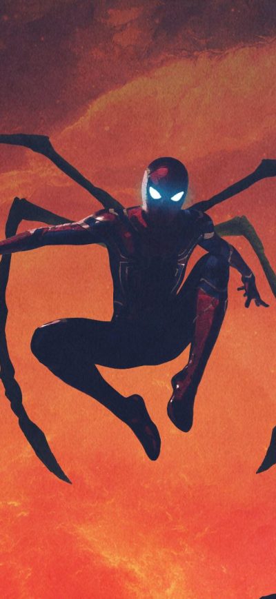 Fond d'écran iPhone Iron Spider Man
