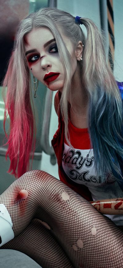 Fond d'écran iPhone Harley Quinn Cosplay Art