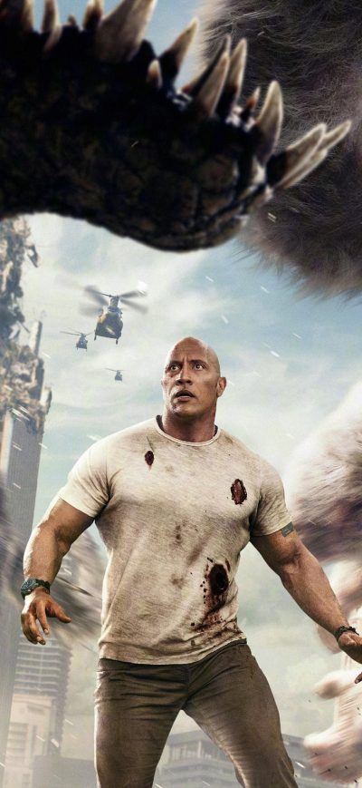 Fond d'écran iPhone Rampage Chinese Poster 2018