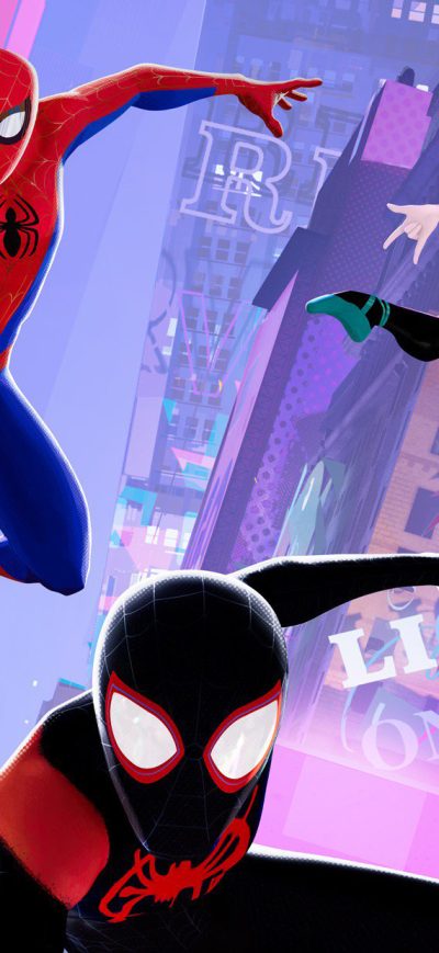 Fond d'écran iPhone Spider Man Into The Spider Verse Chinese Poster 2018