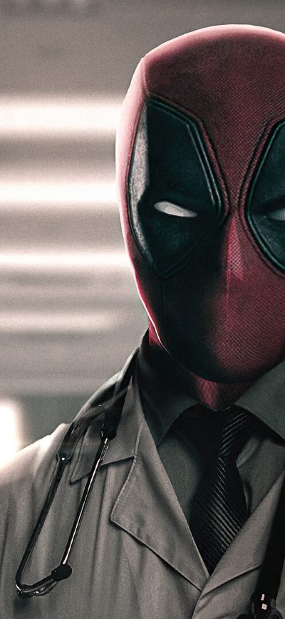 Fond d'écran iPhone Deadpool Take My Mask Doctor
