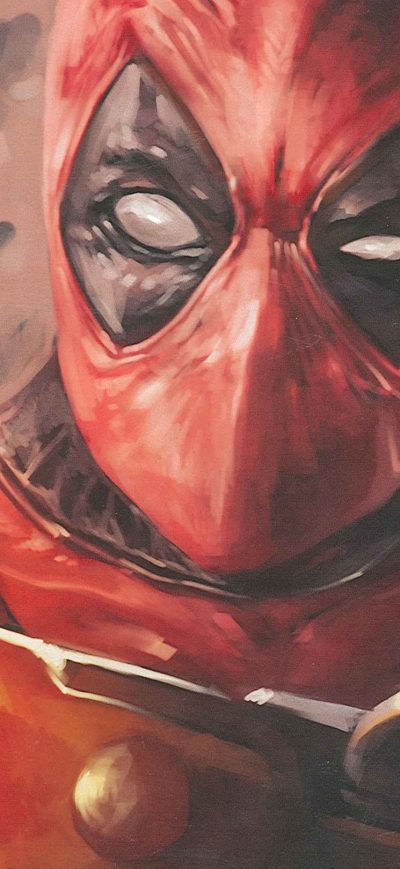 Fond d'écran iPhone Deadpool Paint Art