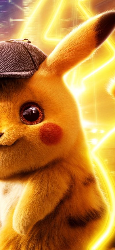 Fond d'écran iPhone Pokemon Detective Pikachu 5k