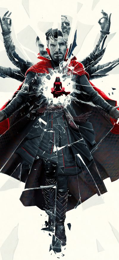 Fond d'écran iPhone Doctor Strange In The Multiverse Of Madness Poster Art 5k
