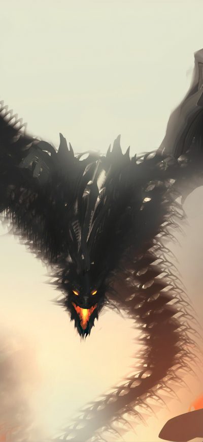 Fond d'écran iPhone Dragon Days 4k