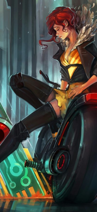 Fond d'écran Transistor sur iPhone
