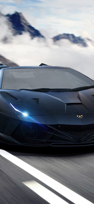 Fond d'écran Lamborghini Aventador 2 sur iPhone