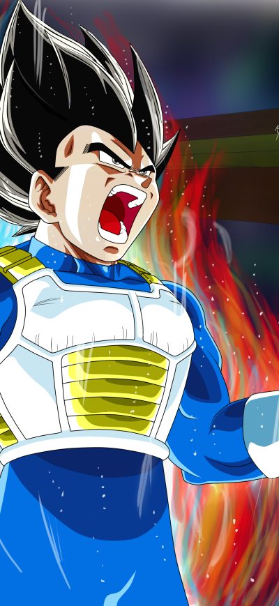 Fond d'écran iPhone Vegeta Dragon Ball Super 4k