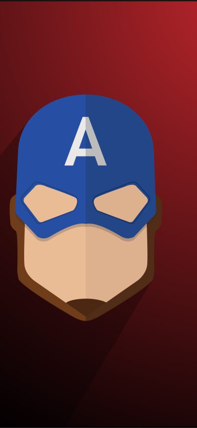 Fond d'écran iPhone Captain America Minimalist