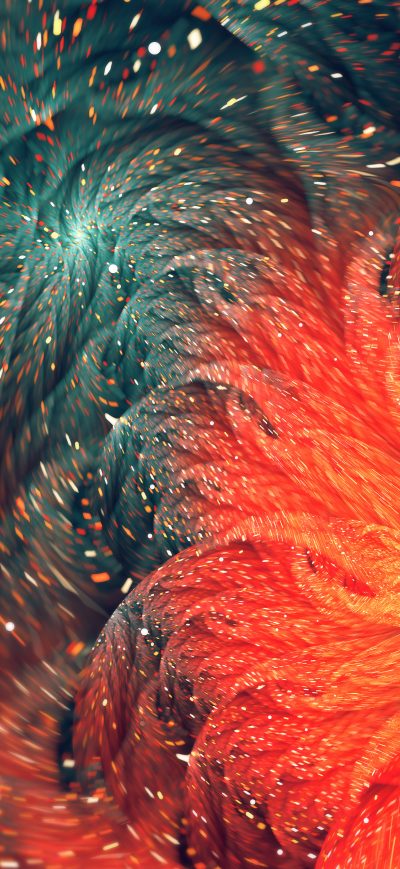 Fond d'écran iPhone Sinking Colors Abstract 5k
