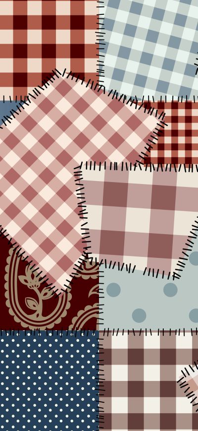 Fond d'écran Patchwork Vector sur iPhone