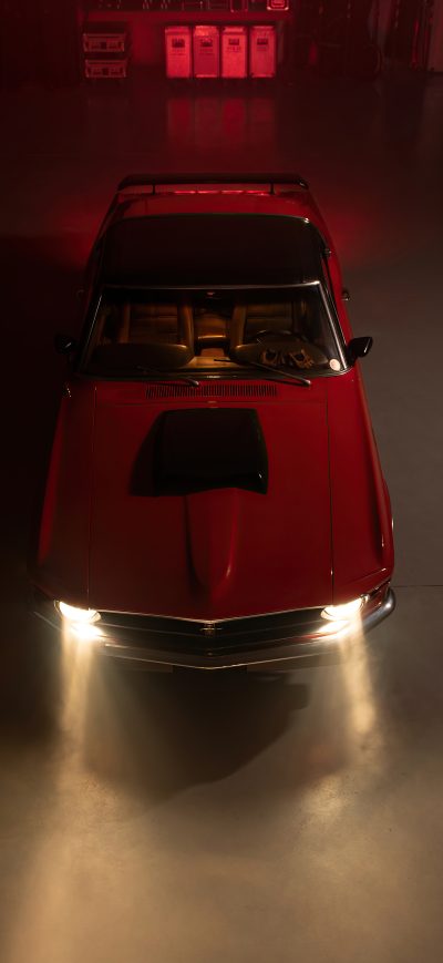 Fond d'écran iPhone 1970 Ford Mustang Coupe 5k