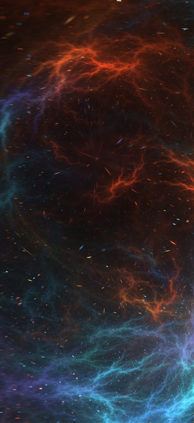 Fond d'écran iPhone Apophysis Digital Fractal Art 4k