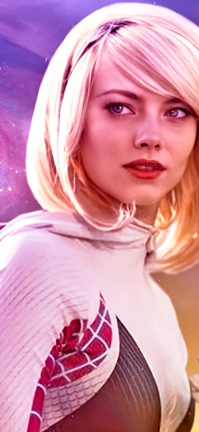 Fond d'écran iPhone Emma Stone In Spiderman No Way Home 4k