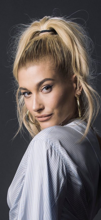 Fond d'écran iPhone Hailey Baldwin Blonde Hairs 4k